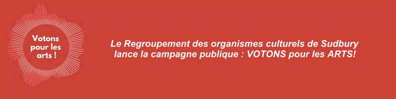 VOTONS pour les ARTS!